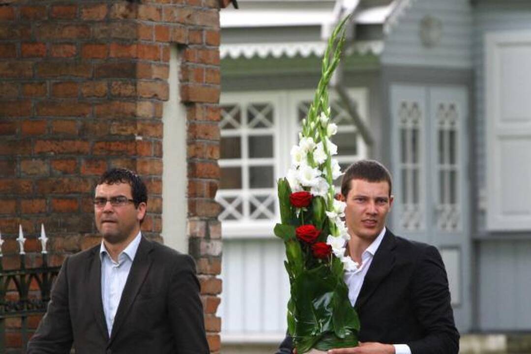 Goda ir Rolandas Alijevai džiaugiasi santuoka