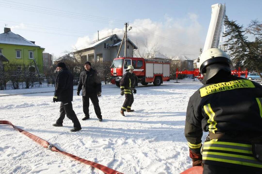 Klaipėdos apskrities ugniagesiams - darbų karštymetis (papildyta)