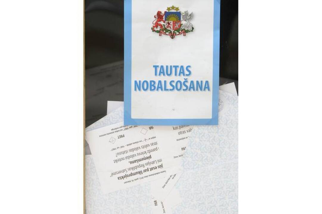 Latvijoje iki 16 val. referendume dalyvavo 50,79 proc. rinkėjų