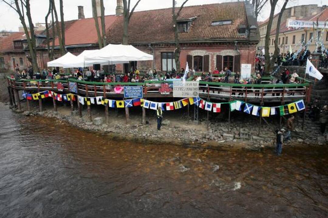 Užupio gimtadienyje - laisvė upėtakiams