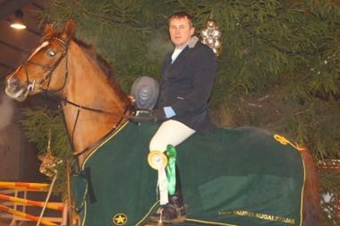 Lietuvos konkūrų žiemos čempionato taurė atiteko vilniečiui raiteliui S.Jasui
