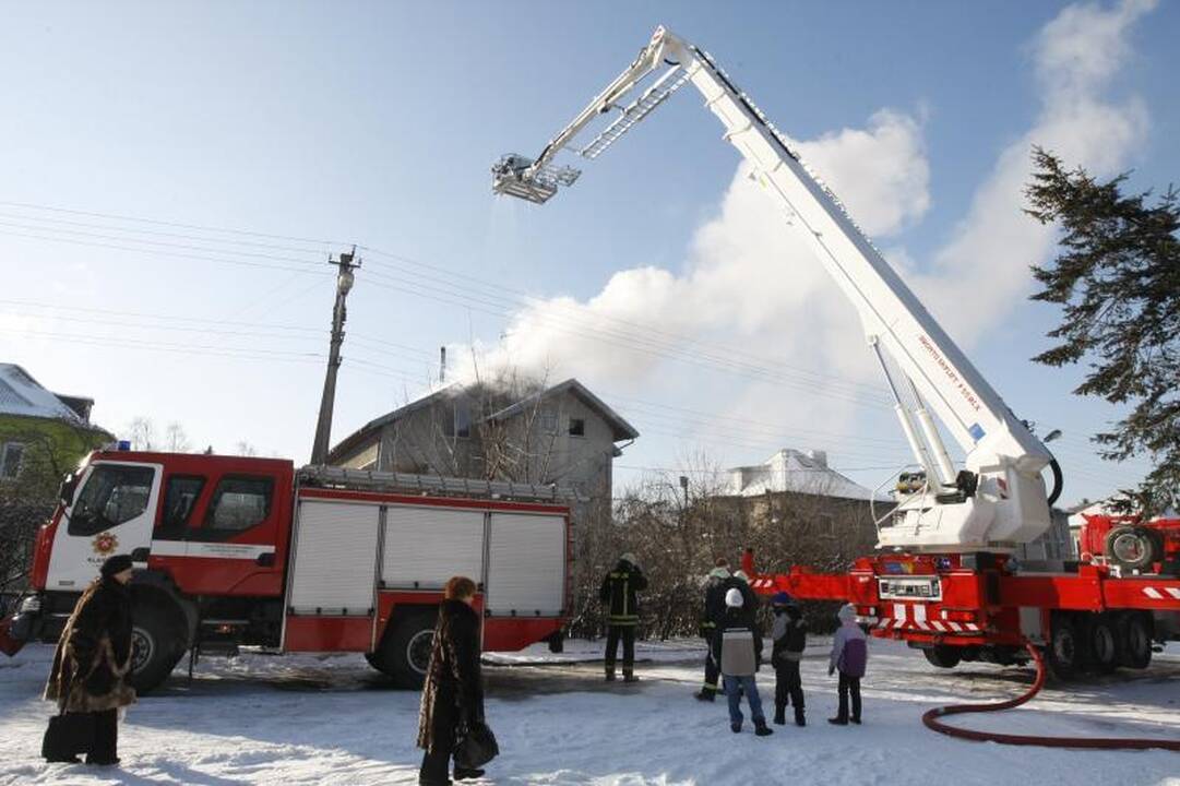 Klaipėdos apskrities ugniagesiams - darbų karštymetis (papildyta)