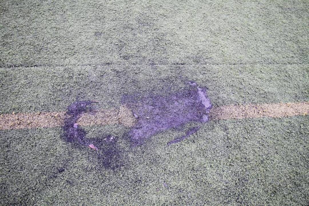 Mėginta padegti Klaipėdos futbolo mokyklos stadiono dangą