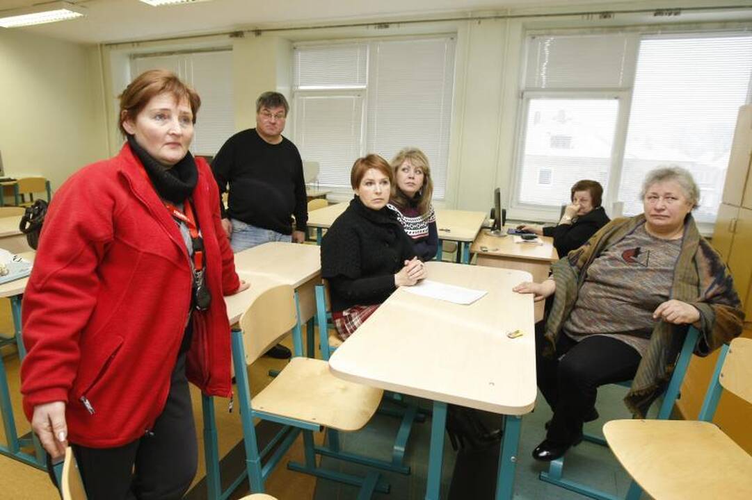 Pamokos Klaipėdos mokyklose prasidėjo streiku  