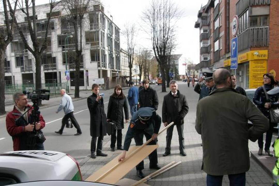 Klaipėdoje - antras konfliktas dėl senovinių svastikų