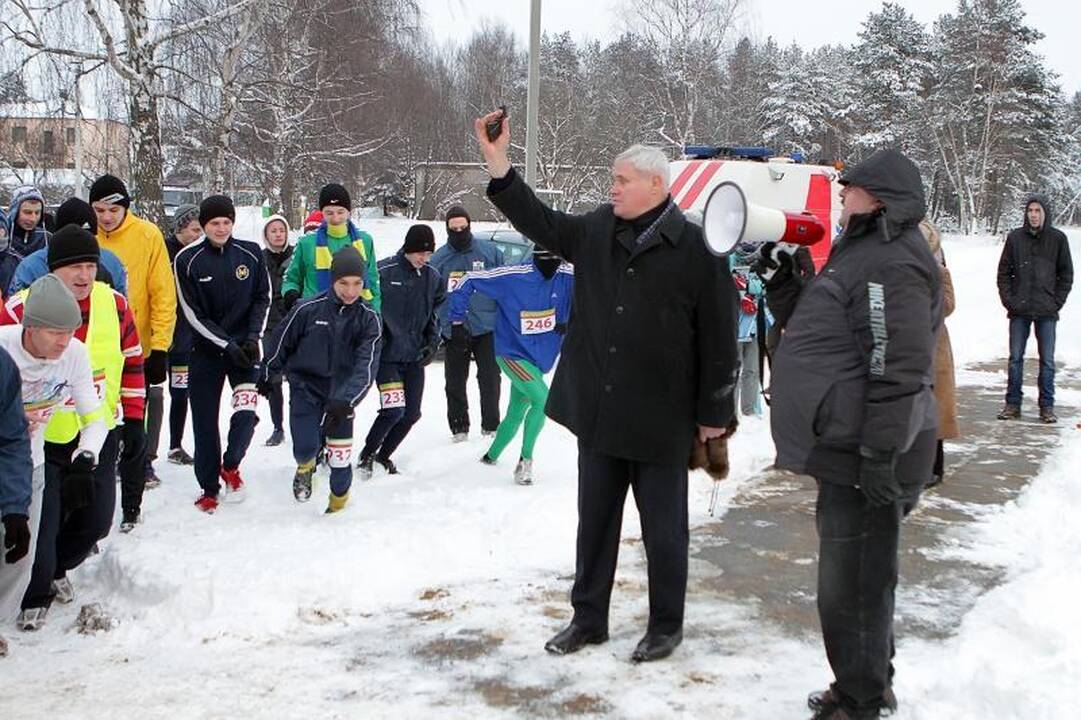 Bėgimo varžybose – A. Šliapcevo ir G. Norgilienės sėkmė