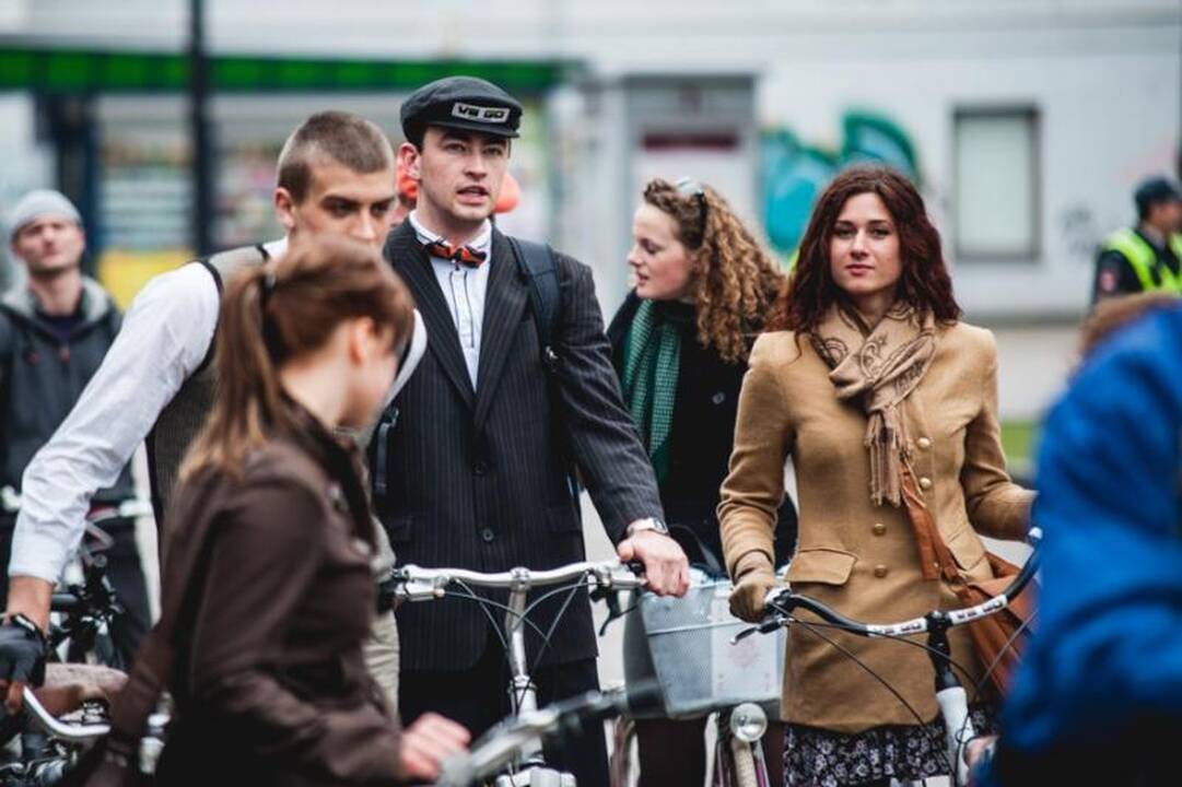 Kauno dviratininkų parade – daugiau nei šimtas dalyvių