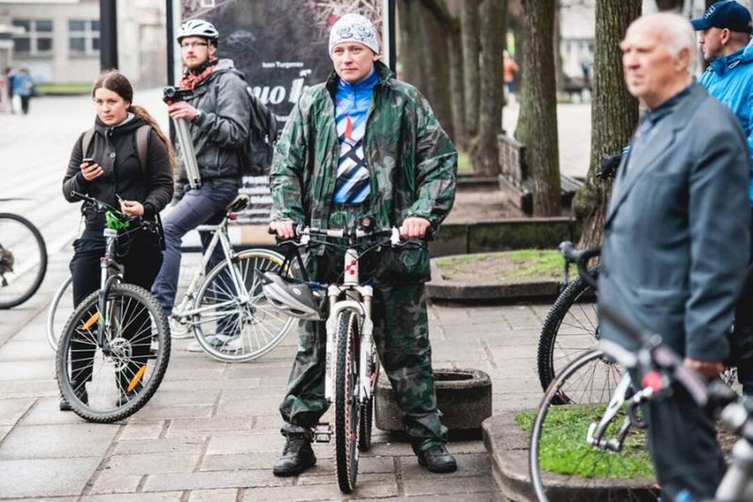 Kauno dviratininkų parade – daugiau nei šimtas dalyvių