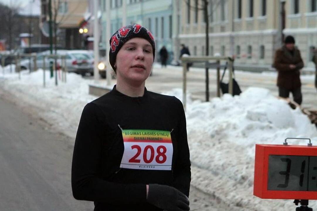 Bėgimo varžybose – A. Šliapcevo ir G. Norgilienės sėkmė