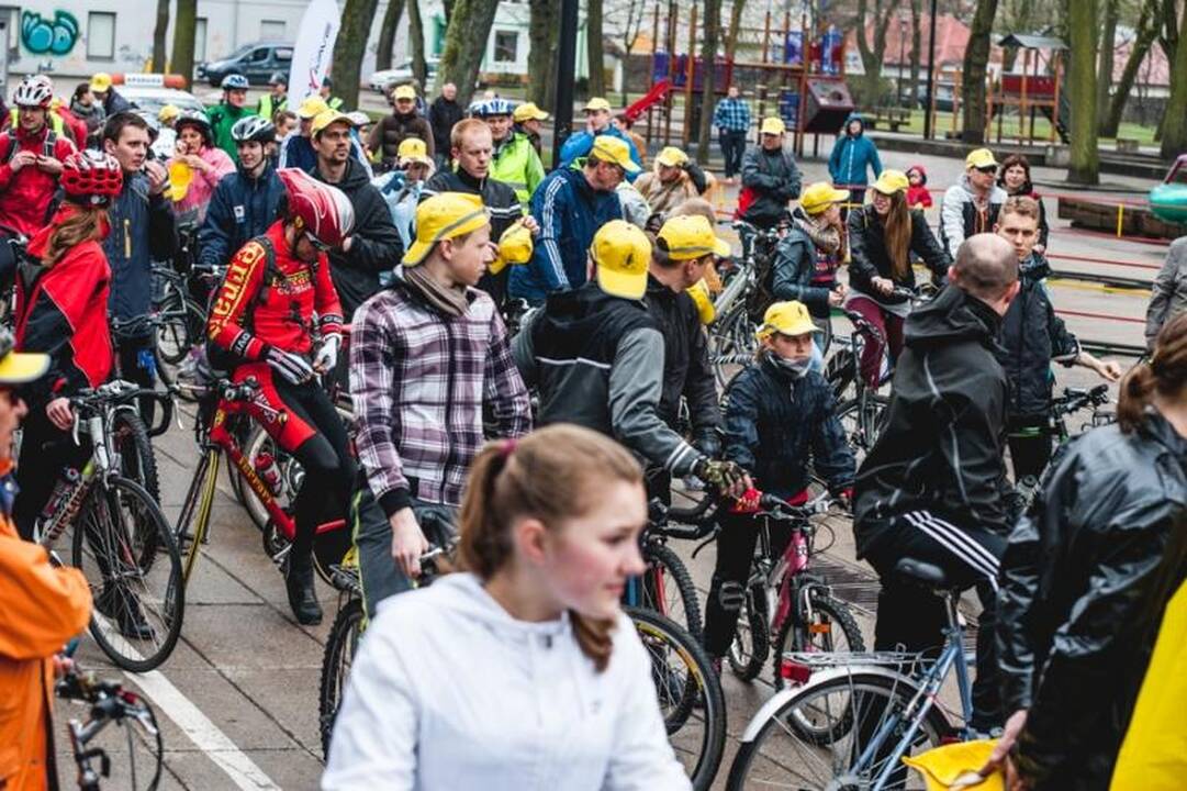 Kauno dviratininkų parade – daugiau nei šimtas dalyvių