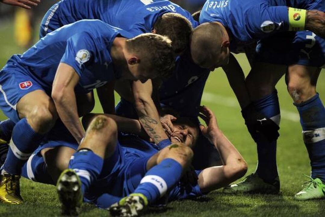 Futbolo rinktinė grįžo kovingai: Slovakija - Lietuva 1:1 