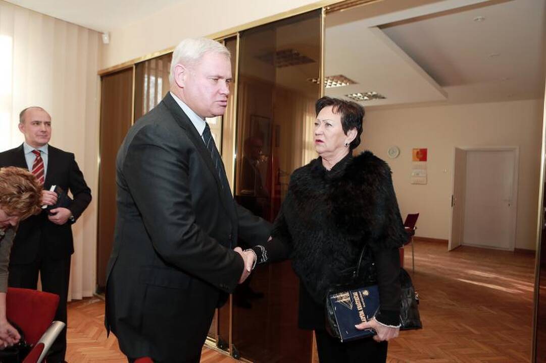 Meras pagerbė miestui nusipelniusius piliečius
