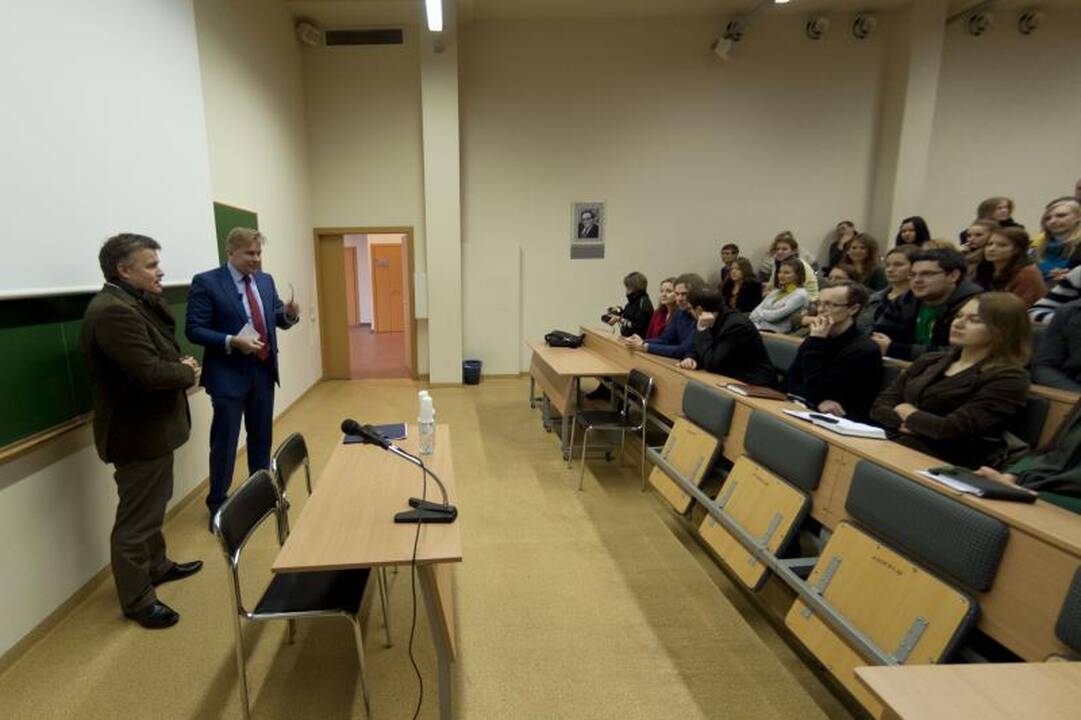 Ministro diskusija su Kauno studentais: nuo emigracijos iki NATO