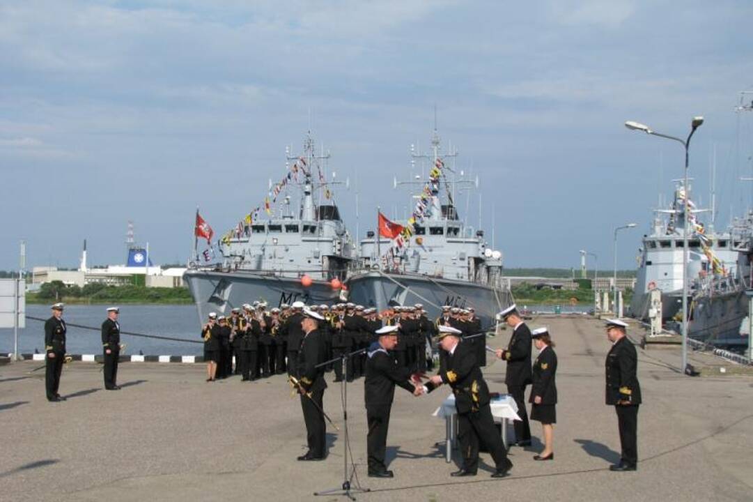 Klaipėdoje Karinės jūrų pajėgos minėjo atkūrimo dieną