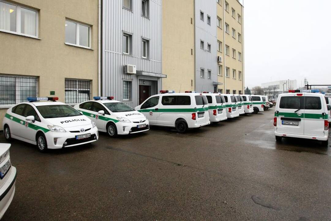 Kauno gatvėmis policija patruliuos naujais automobiliais