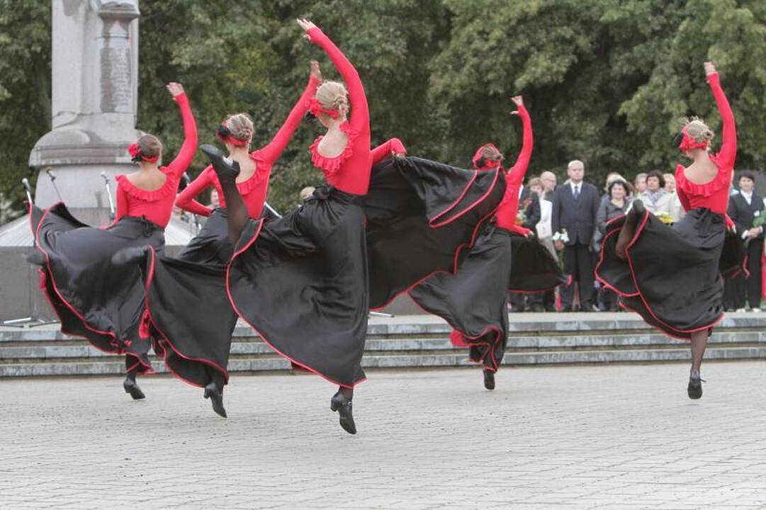 Klaipėdos moksleiviai rinkosi į Pirmąją pamoką