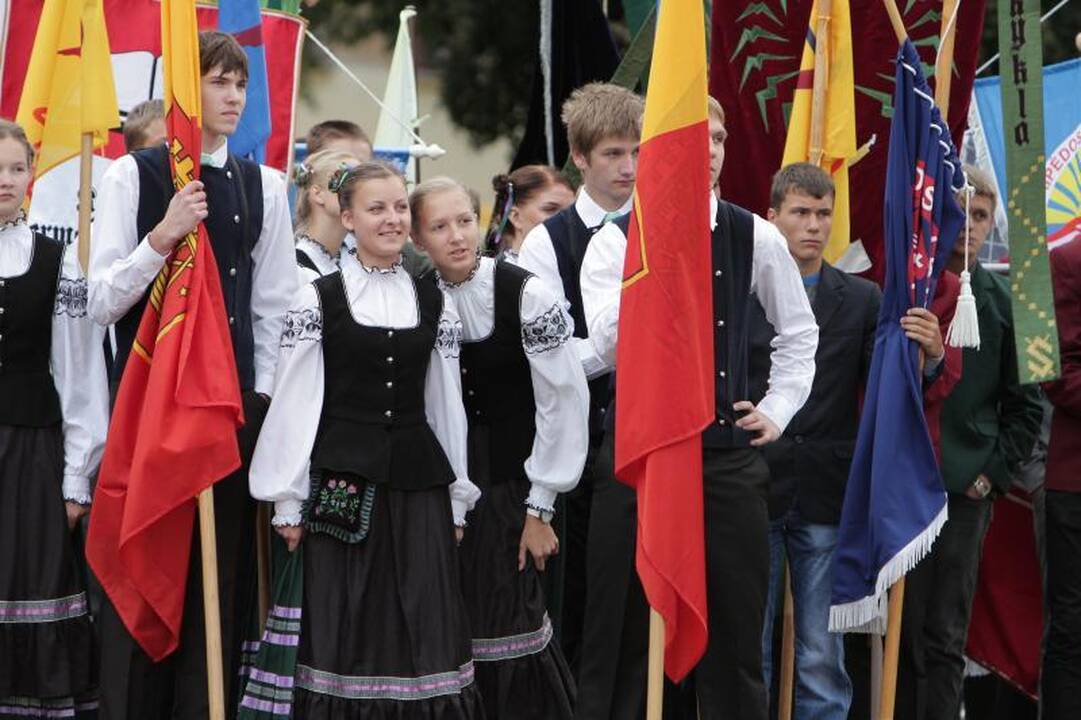 Klaipėdos moksleiviai rinkosi į Pirmąją pamoką