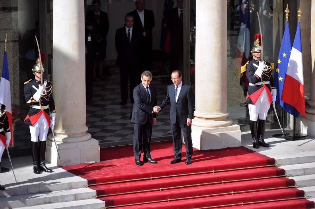 Francois Hollande'as prisaikdintas Prancūzijos prezidentu