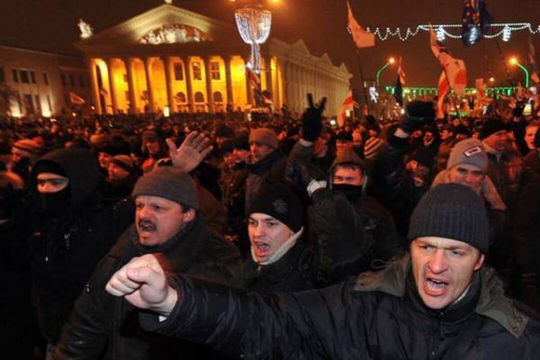 J.Romančiukas: po neramumų Minske Baltarusijos valdžia gali nutraukti beveik visų partijų veiką