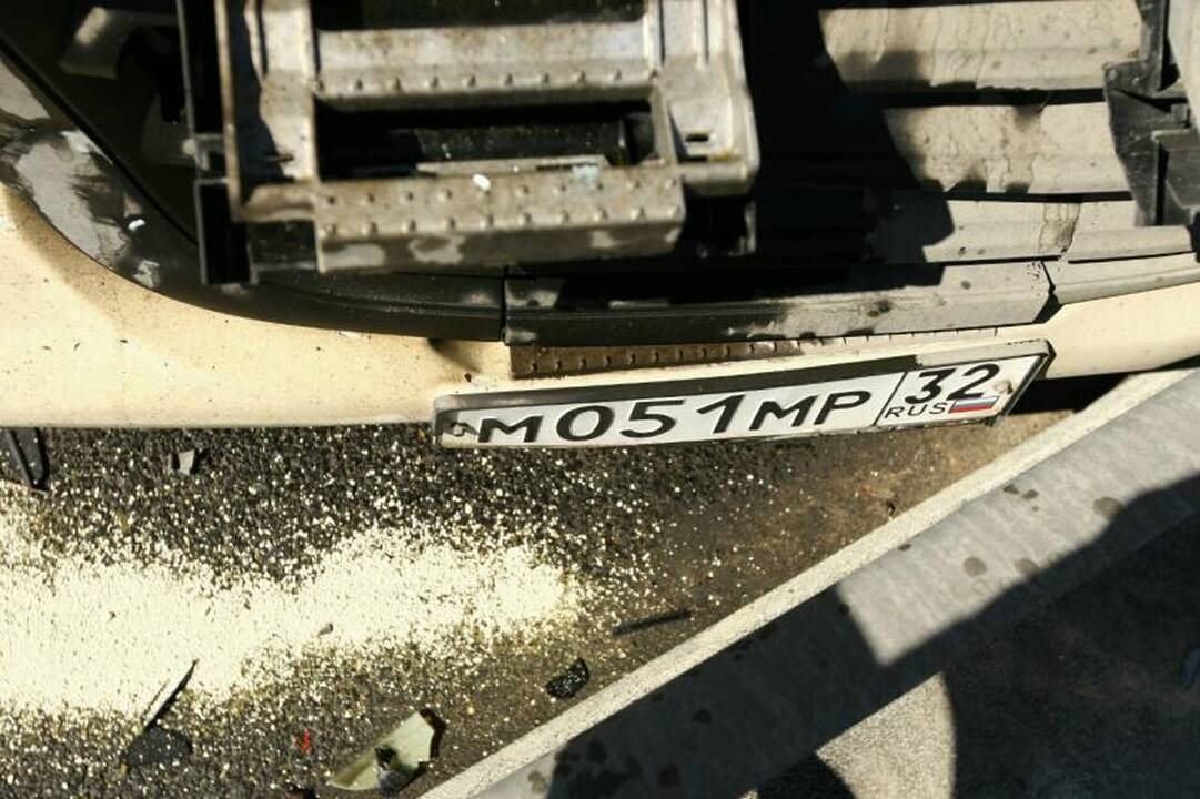 Ant Č.Radzinausko tilto susidūrė 3 vilkikai, kilo milžiniškos spūstys