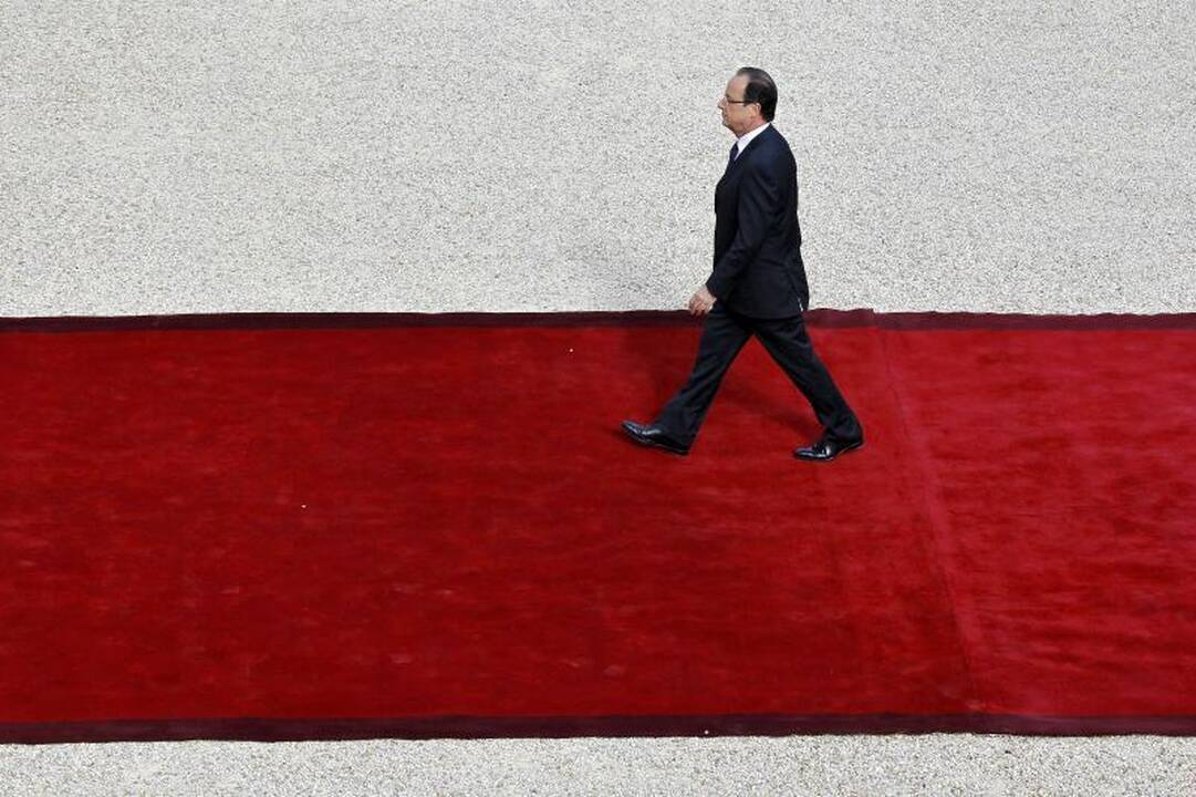 Francois Hollande'as prisaikdintas Prancūzijos prezidentu
