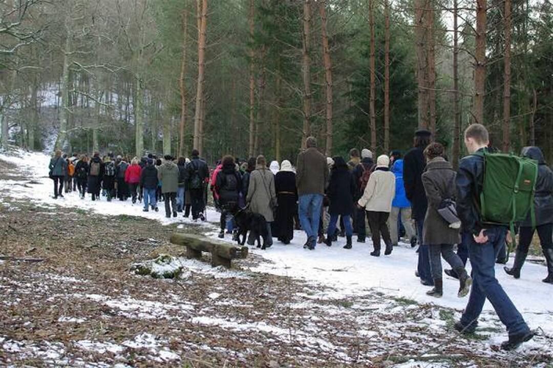 Lygiadienis ant Pūčkorių piliakalnio