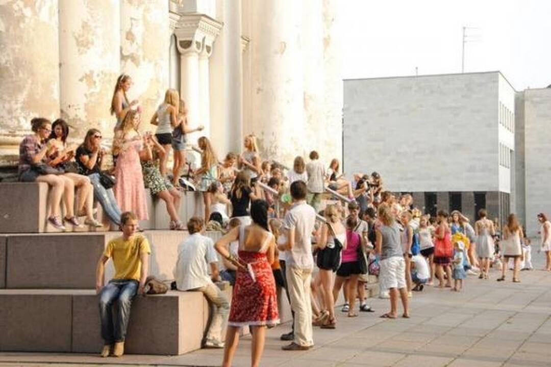 Pirmadienį Soboras skendo muilo burbuluose