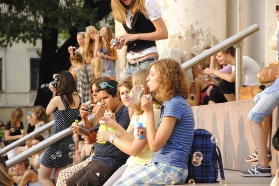 Pirmadienį Soboras skendo muilo burbuluose