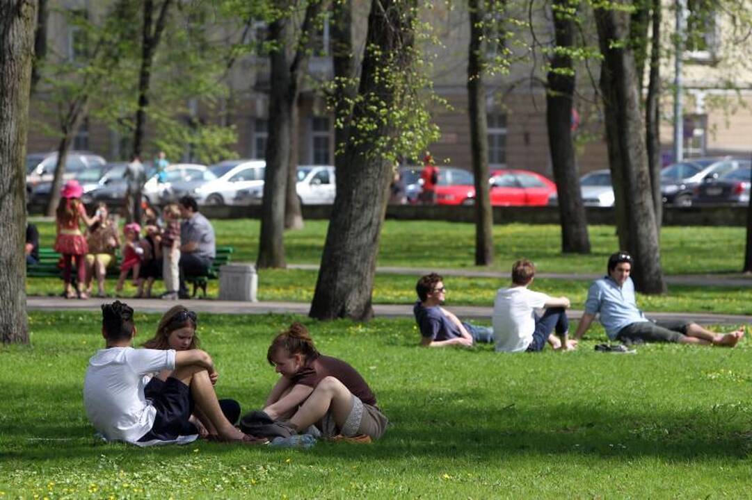Į šalį atkeliauja šiltesni, bet ne per karšti orai