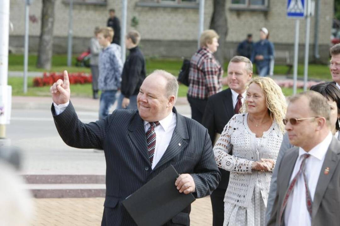 Prieš lemiamą posėdį – Klaipėdos rajono mero palaikymo piketas
