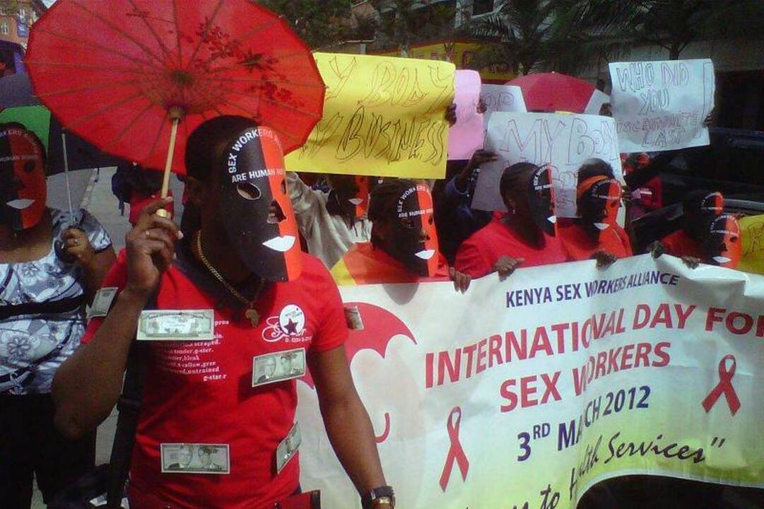 Kenijoje demonstraciją surengė prostitucijos legalizavimo šalininkai