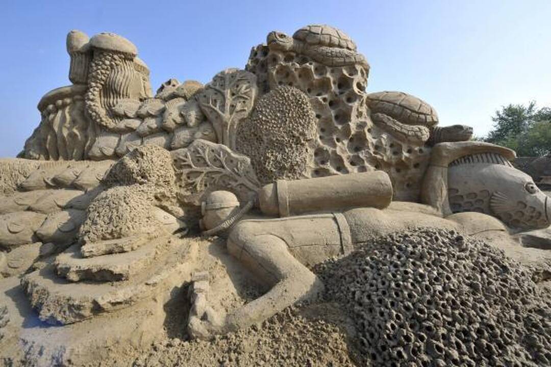 Kaune iškils Arvydo Sabonio smėlio skulptūra