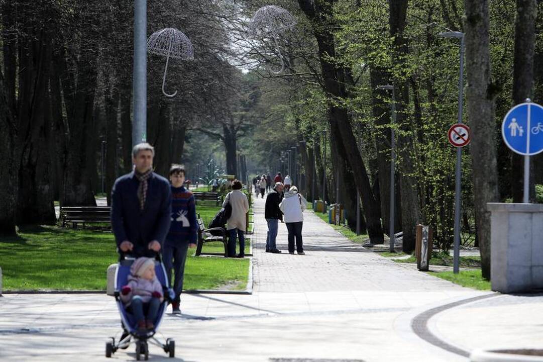 Palangoje šeštadienį gausiai lijo gintarais