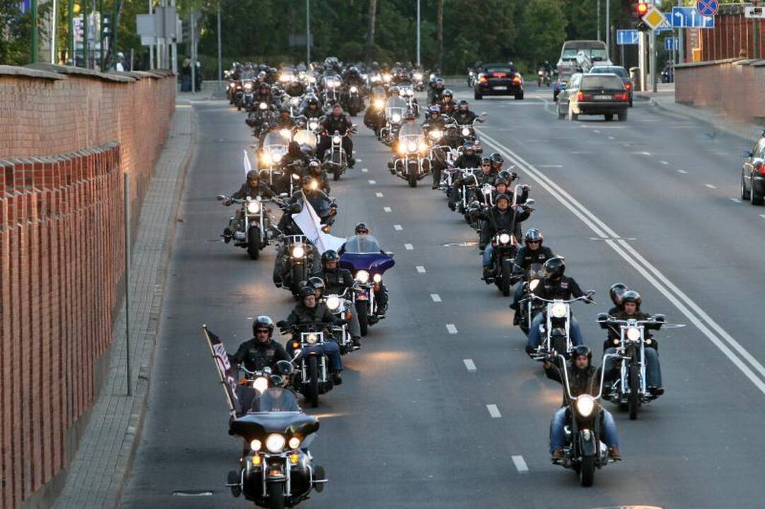 Motociklininkams Klaipėdoje leista važiuoti Manto gatve