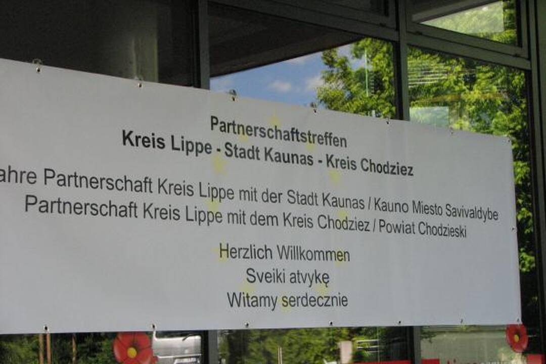 Kaunas 20 metų bendradarbiauja su Lipės apskritimi