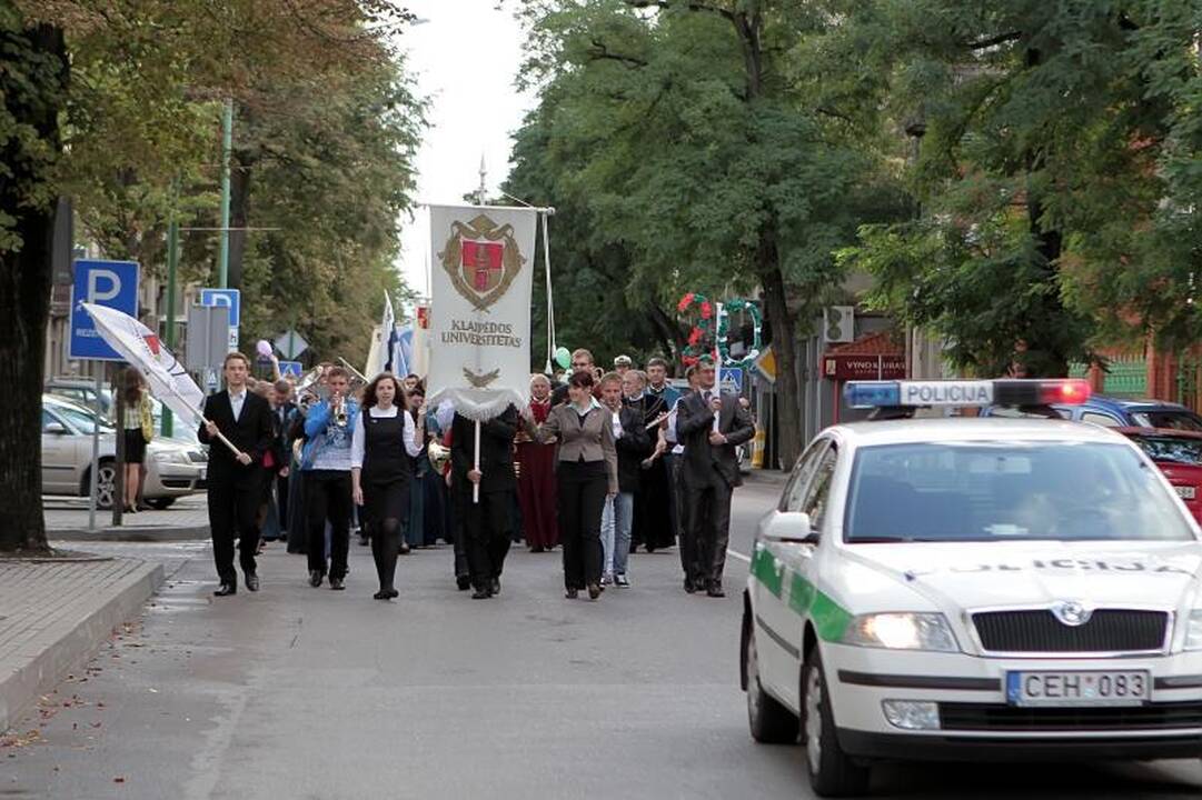 Mokslo metų pradžią paskelbė ir Klaipėdos universitetas
