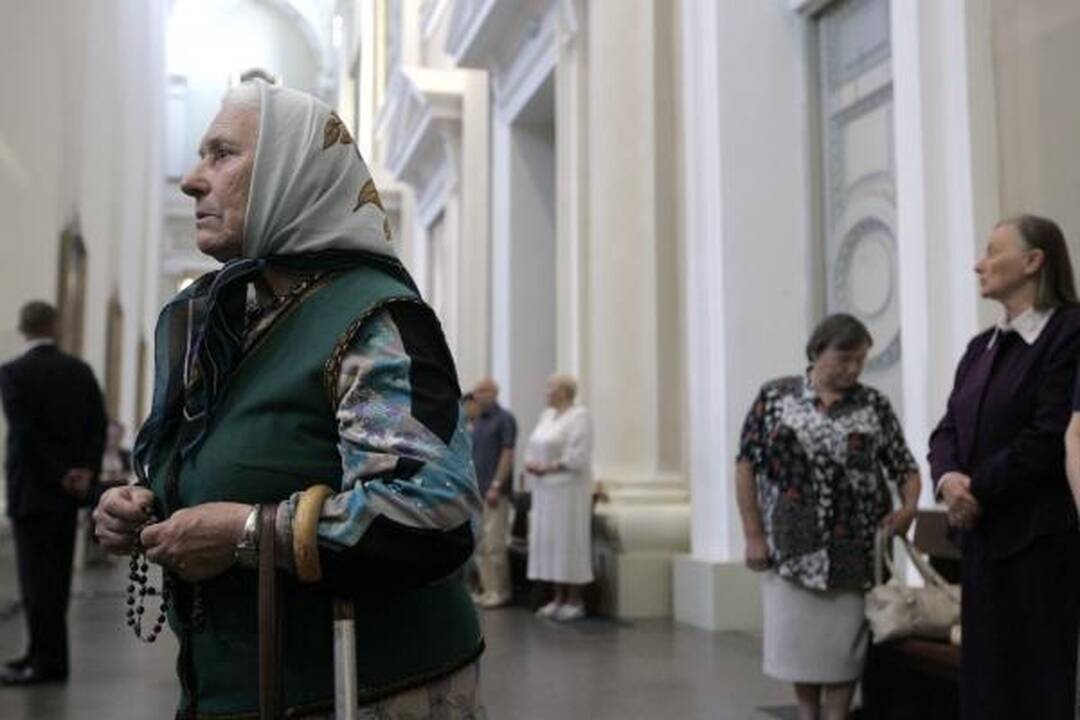 Arkikatedroje su A.Brazausku Lietuva atsisveikino malda