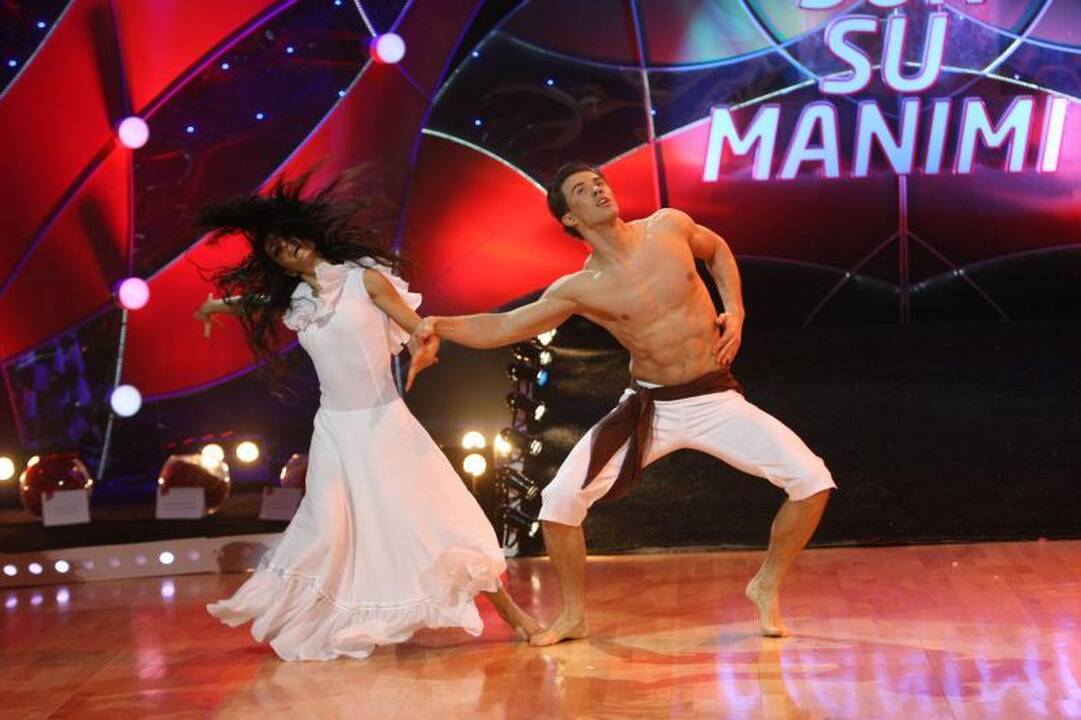 „Šok su manimi“ finale triumfavo D.Vaitiekūnas ir J.Žemaitytė