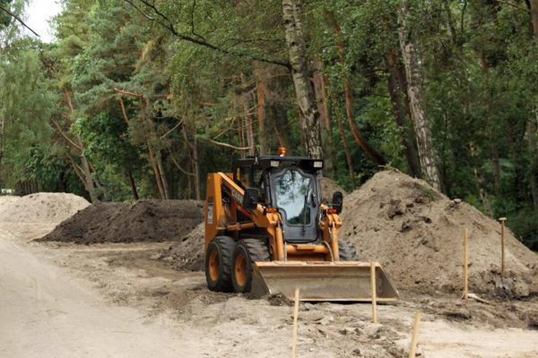 Palangos Meilės alėjos rekonstrukcija įstrigo