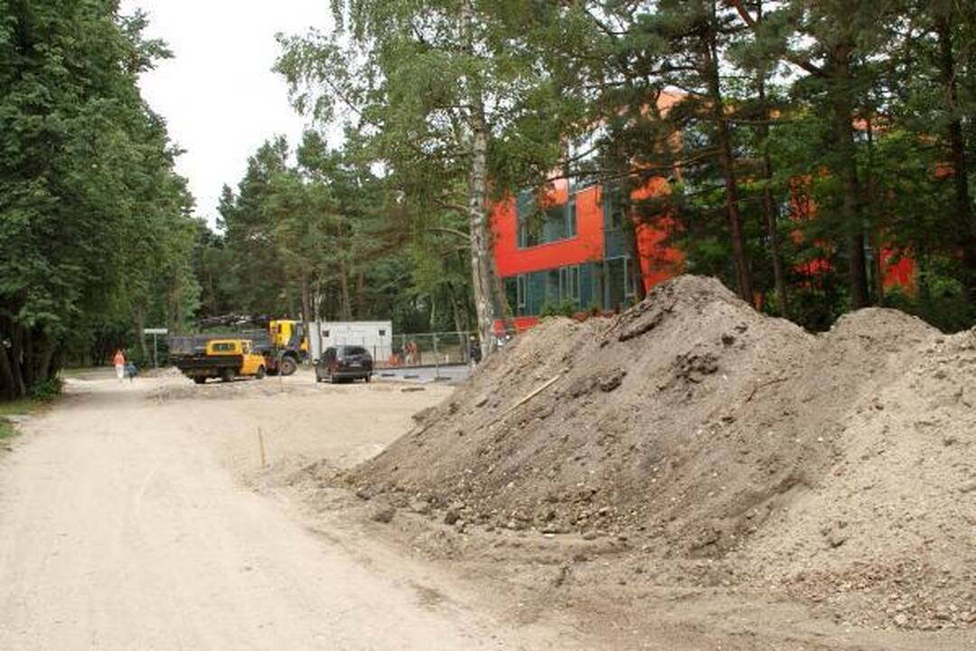Palangos Meilės alėjos rekonstrukcija įstrigo