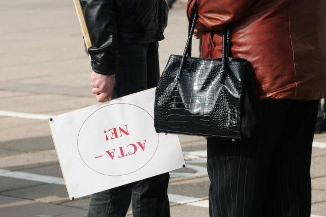 Kaune – dar vienas protestas prieš ACTA 