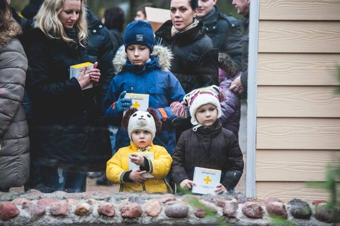 Kauno zoologijos sode duris atvėrė nauji namai ūdroms