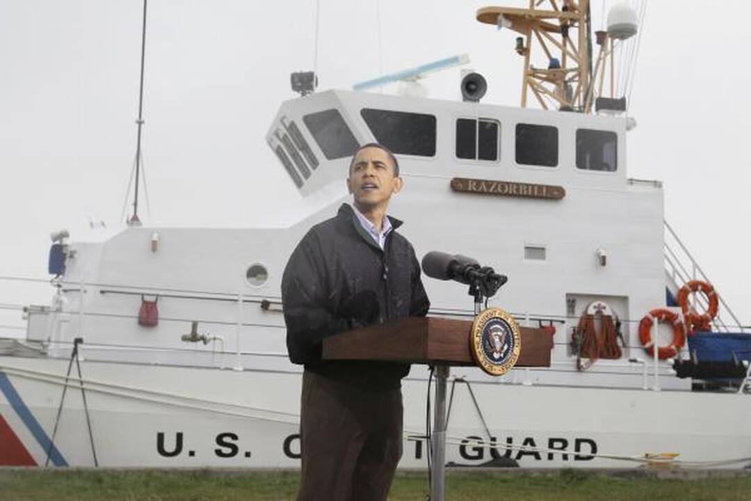 B.Obama: JAV gresia precedento neturinti ekologinė katastrofa