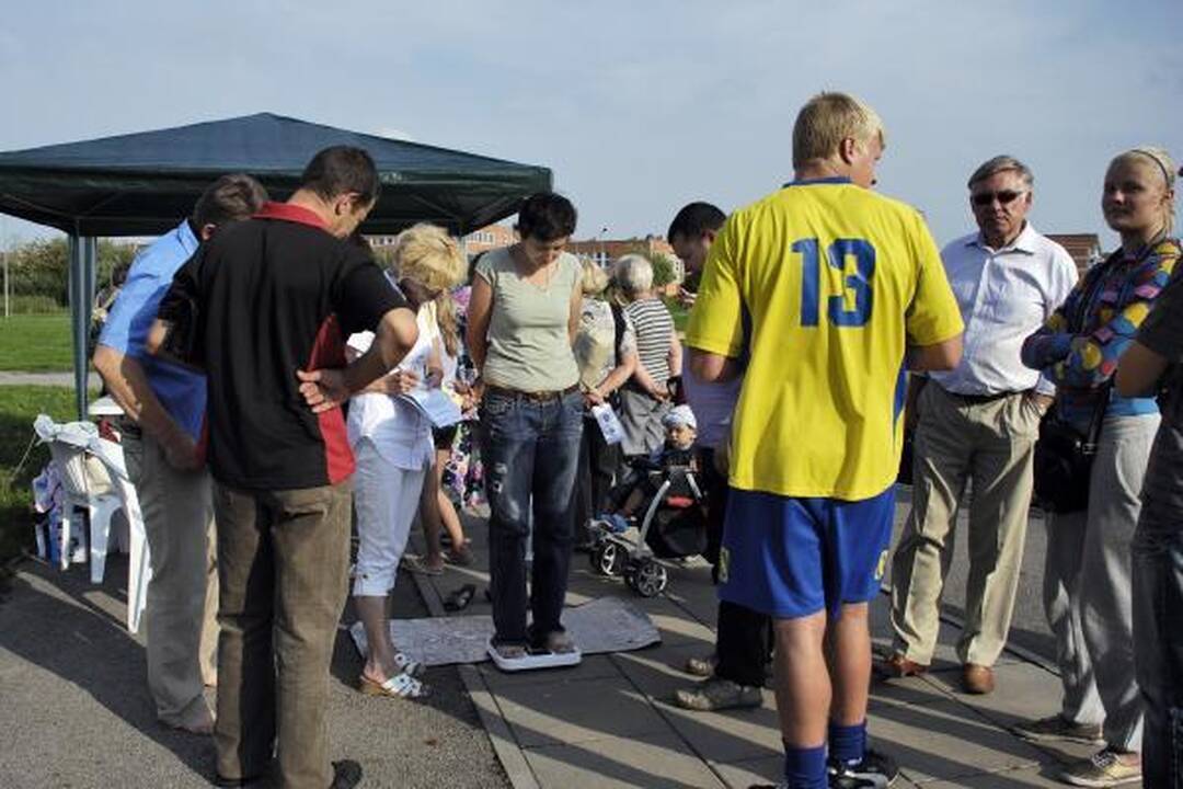 Nemokamoje mankštoje – pavieniai klaipėdiečiai
