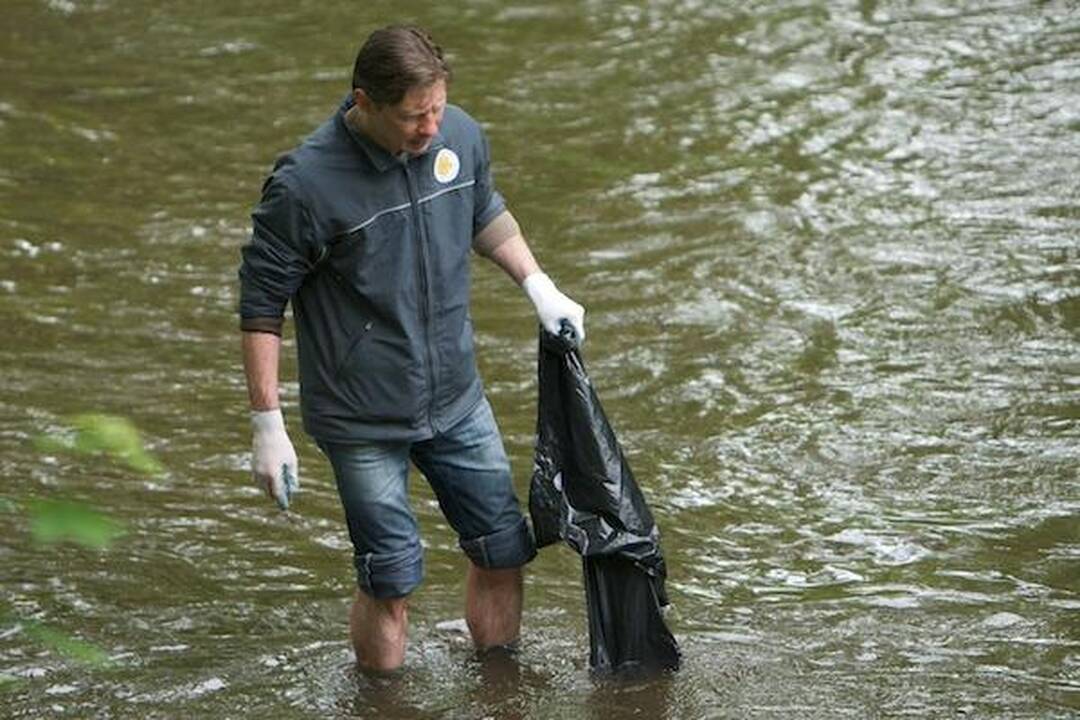 Vilnelės valyti netingėjo