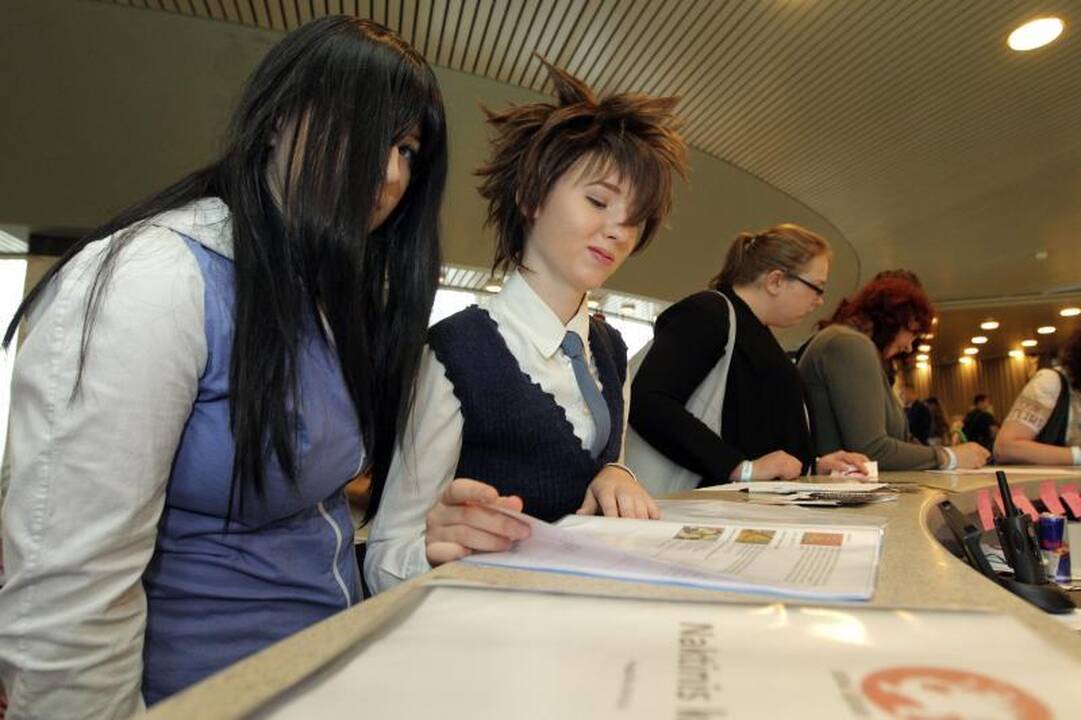 Japonijos gerbėjai renkasi Kongresų rūmuose