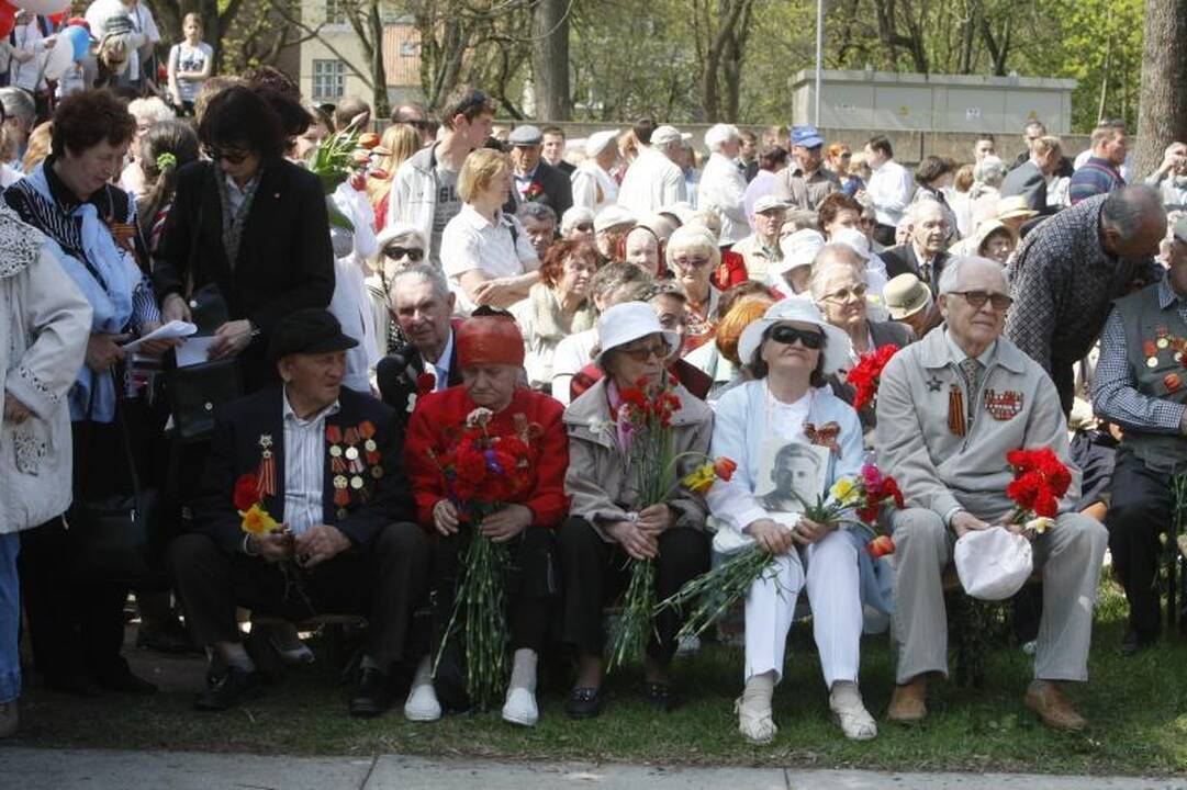 Klaipėdiečiai paminėjo  Pergalės dieną   