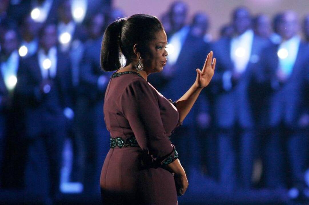 Oprah Winfrey pokalbių šou paskutinis akordas - P.Simonso daina