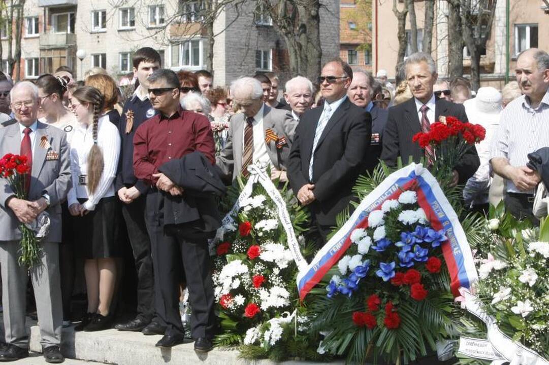 Klaipėdiečiai paminėjo  Pergalės dieną   