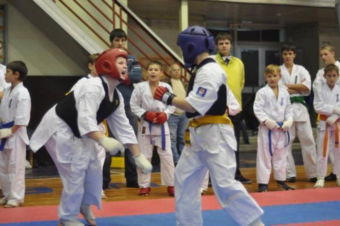 Klaipėdiečiai siautė Latvijos karate čempionate